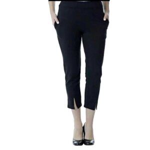 NEW LNBF Black Stretch Cropped Bamboo Pants Size XL (bin 1V)